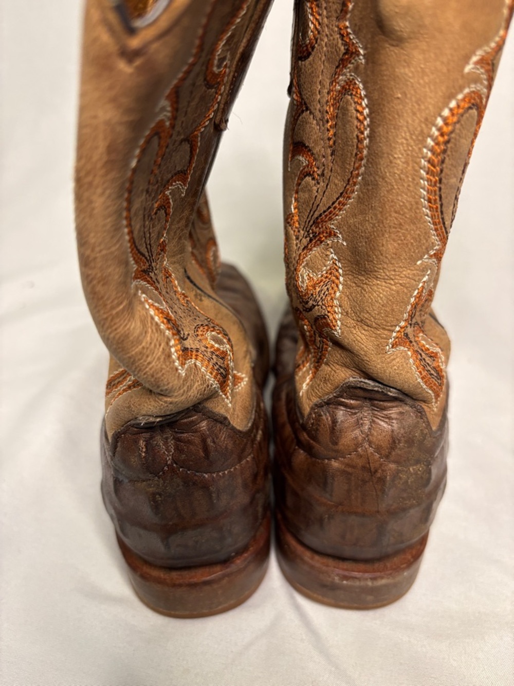Anderson Bean Kids Horse Power Western Cowboy Boots Boys 11 Kids Roper - Picture 5 of 7